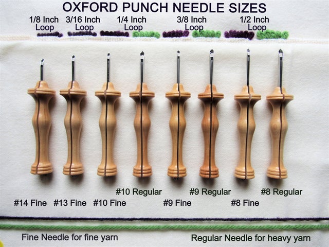 Oxford Punch Needle Sizes 